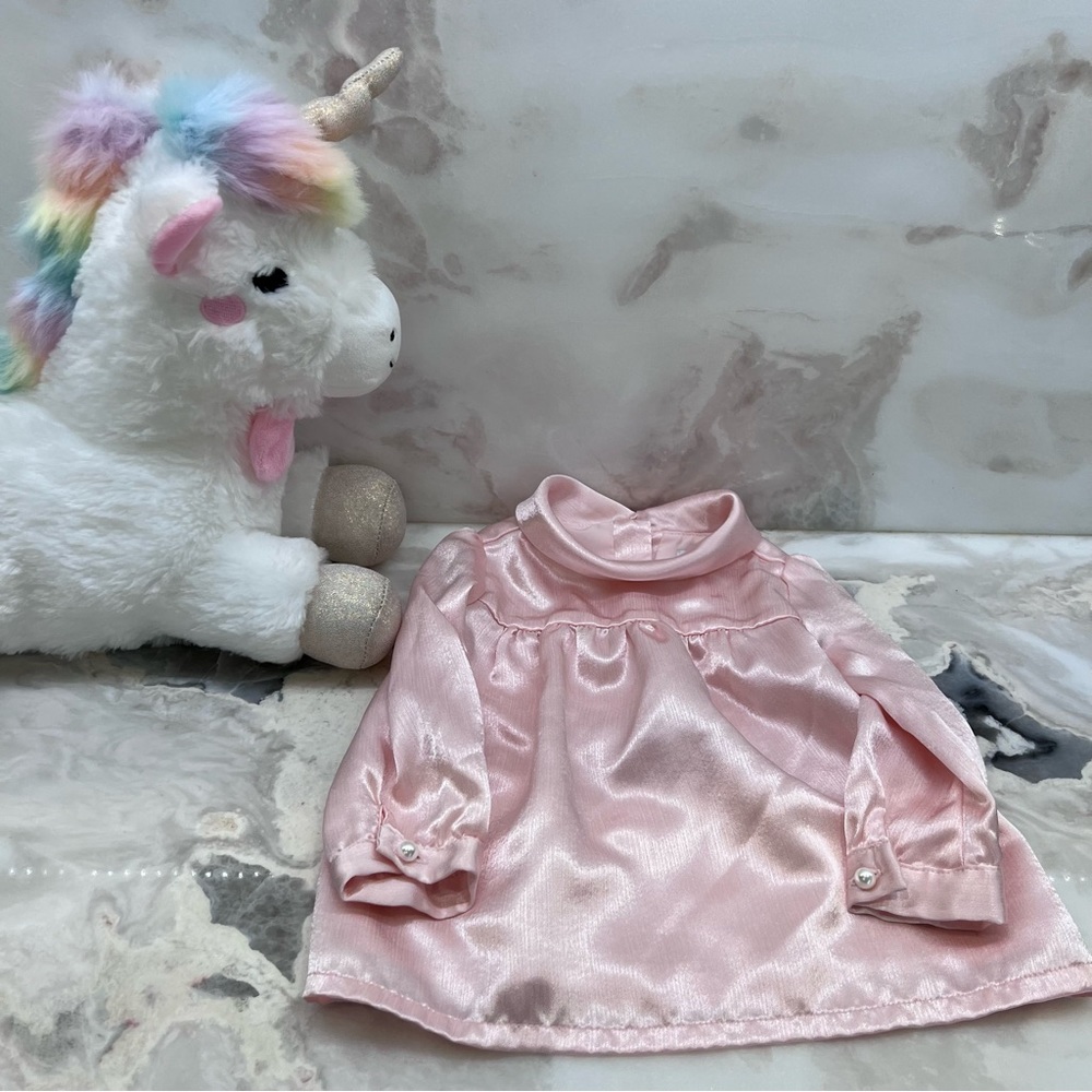 Baby pink 6-12 month shimmery formal top